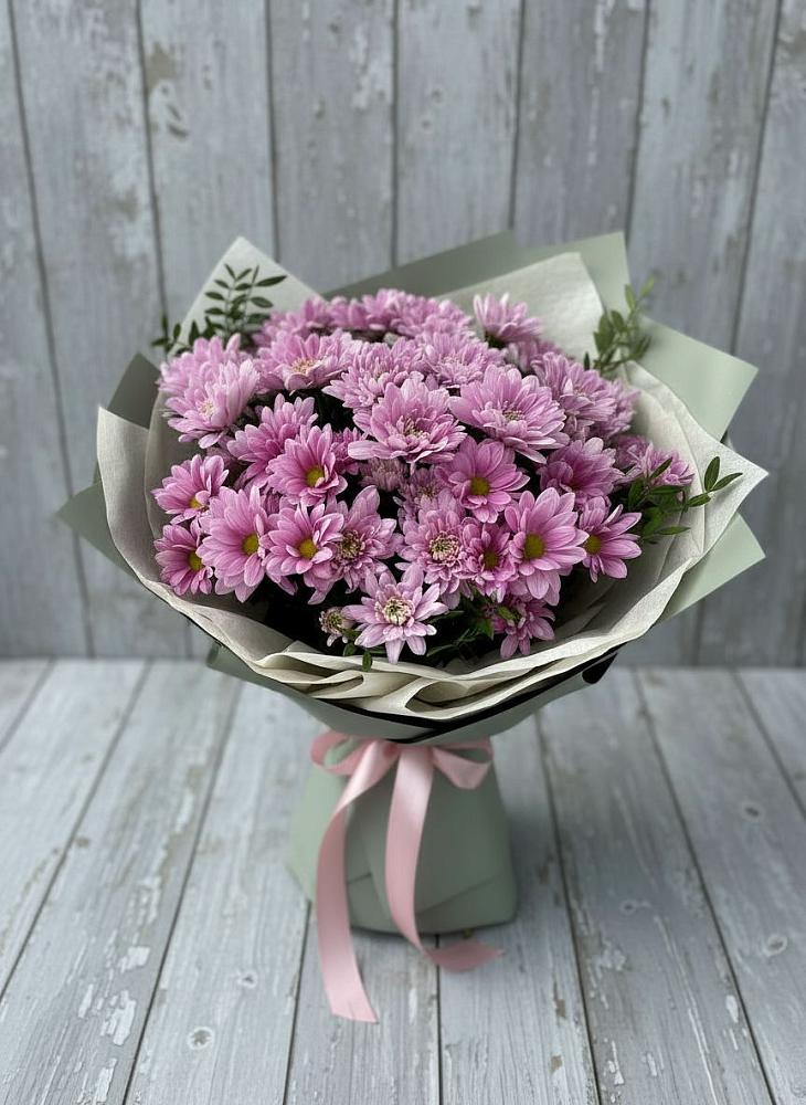 Букет цветов из: Хризантемы в Плюссе