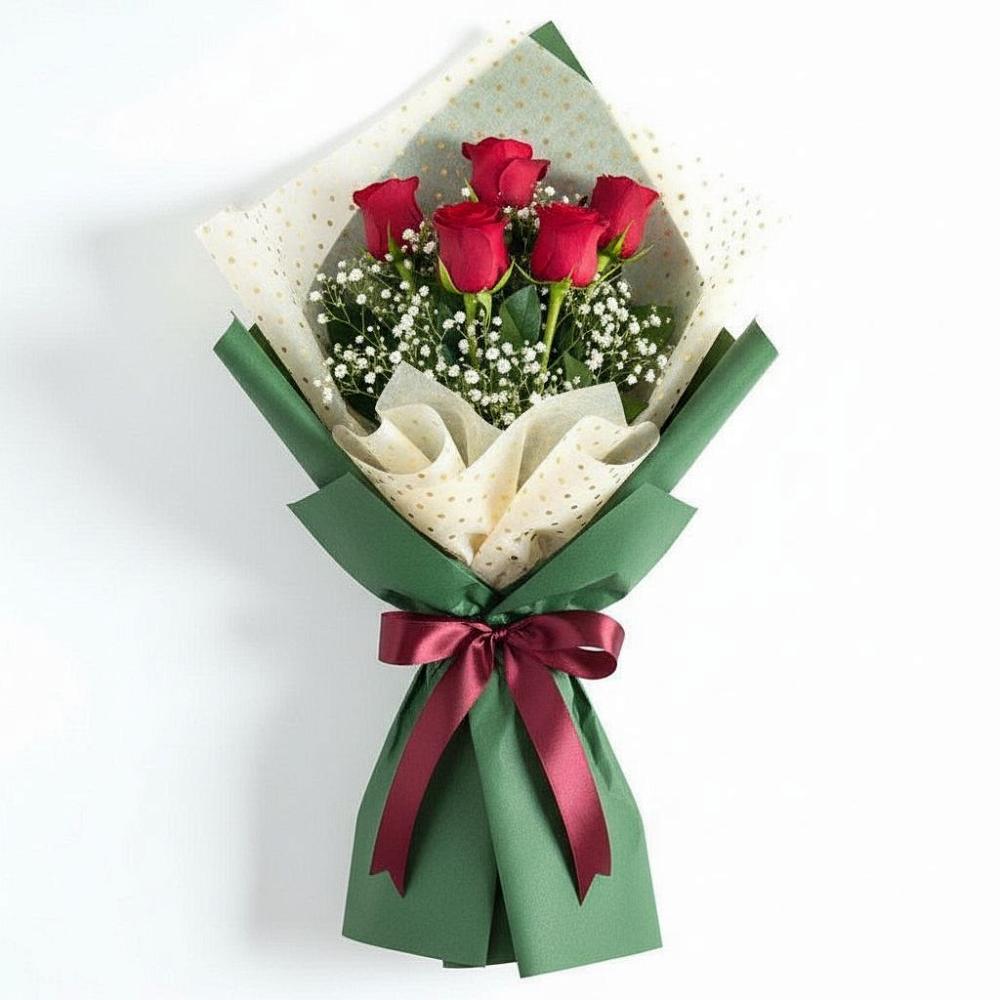 Букет цветов из: Розы в Плюссе