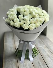 Букет 35 Белых роз #REPLACE_PRED# Плюссе