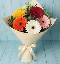 Букет цветов из:  Герберы в Плюссе