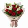 Букет цветов из: Лилии и Розы в Плюссе