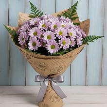 Букет цветов из:  Хризантемы #REPLACE_PRED# Плюссе