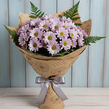 Букет цветов из:  Хризантемы в Плюссе