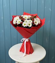 Букет цветов из:  Хризантемы #REPLACE_PRED# Плюссе