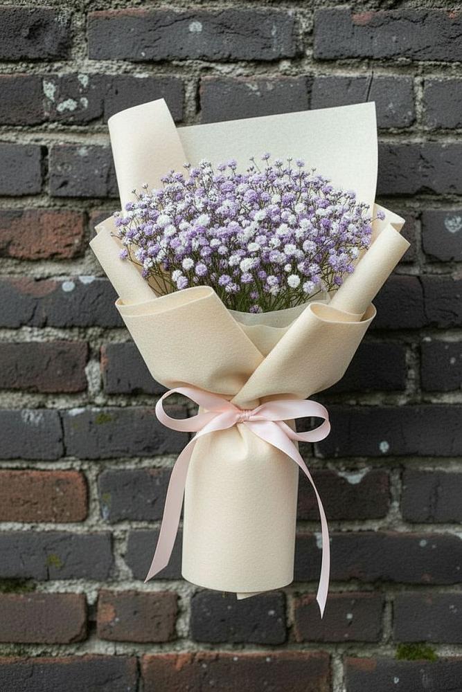 Букет цветов из: Гипсофила в Плюссе