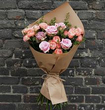 Букет цветов из:  Розы в Плюссе