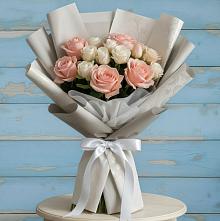 Букет цветов из:  Розы в Плюссе