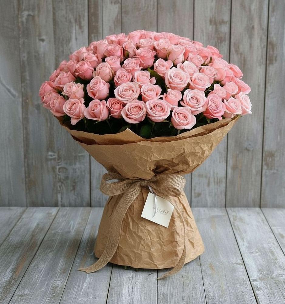 Букет 151 Роза Роуз в Плюссе