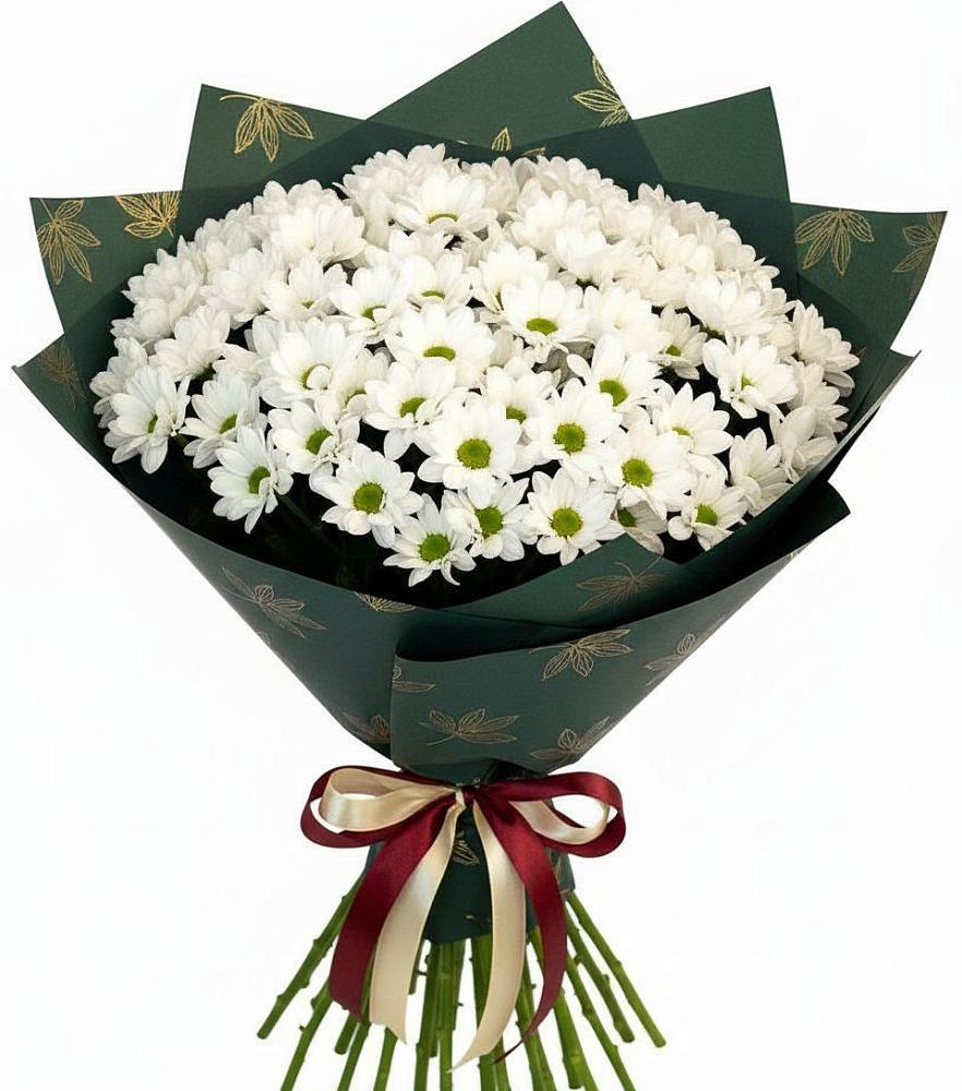 Букет цветов из: Хризантемы в Плюссе
