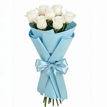 Букет 7 белых роз Проуд #REPLACE_PRED# Плюссе