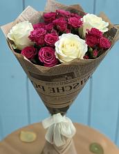 Букет цветов из:  Розы в Плюссе