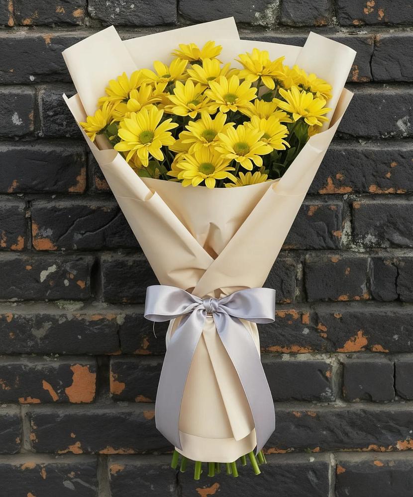 Букет цветов из: Хризантемы в Плюссе